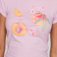 Darlin' Peach Graphic Top Pink
