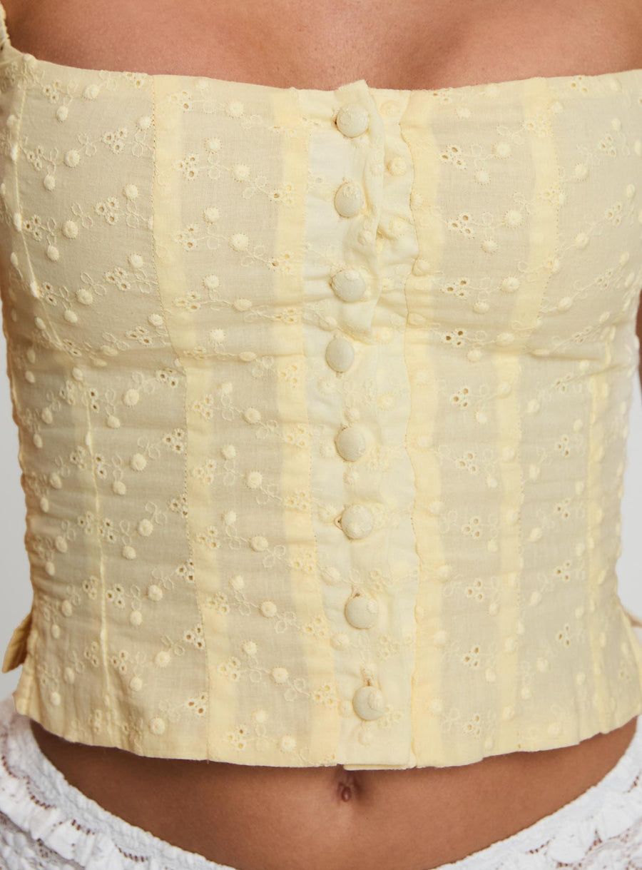 Jenalee Top Yellow