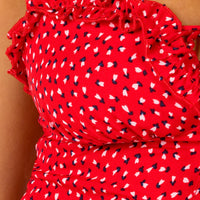 Love Birds Mini Dress Red