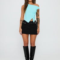 Paltrow Cargo Mini Skort Washed Black