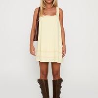 Alanah Mini Dress Lemon