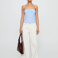 Isolabella Top Blue Stripe