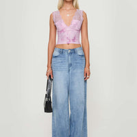 Typha Top Pink Floral