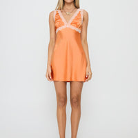 Lillipilly Lace Mini Dress Orange