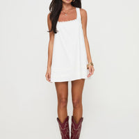 Alanah Mini Dress White