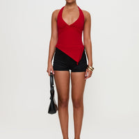 Chilli Halter Top Red