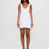 Nelty Mini Dress White