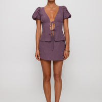 Wilhelmina Blouse Top Mauve