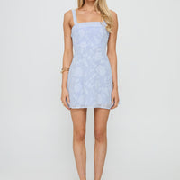 Cerise Mini Dress Lilac Burnout