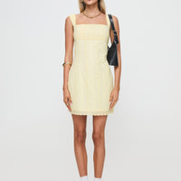 Allegro Mini Dress Lemon