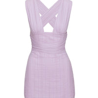 Alsace Mini Dress Lilac
