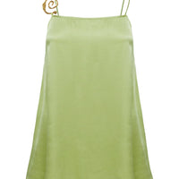 Apple Cider Mini Dress Green