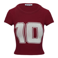 Baseline Rib Tee One Zero Red