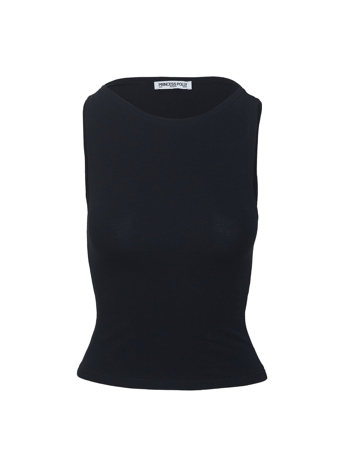 Bleeker High Neck Top Black