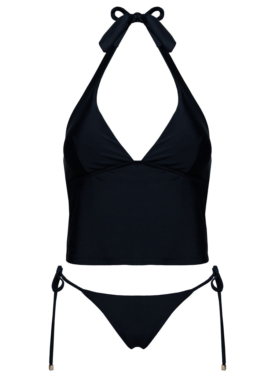 Kenai Tie Side Bikini Bottoms Black