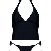 Kenai Halter Tankini Top Black