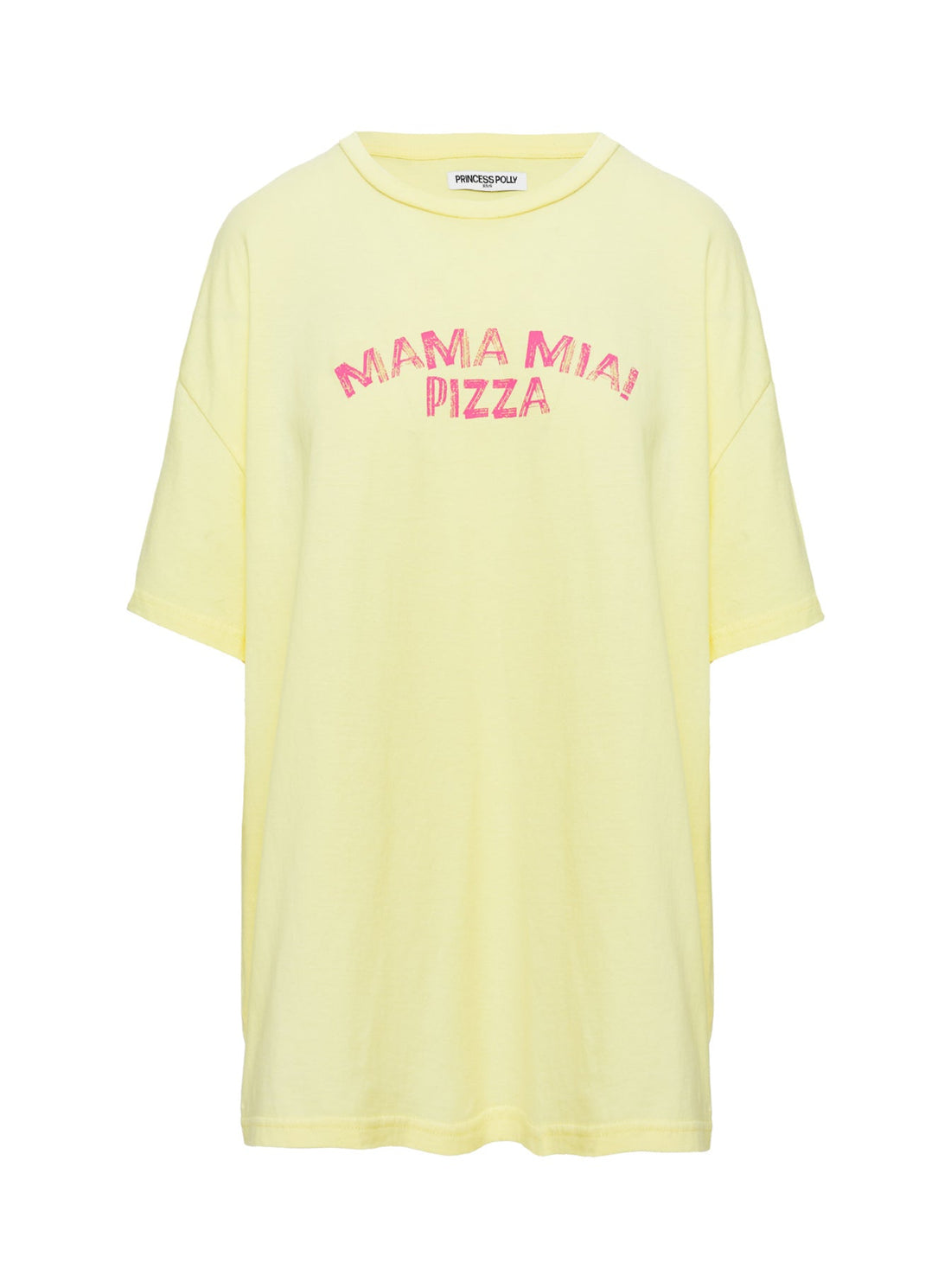 Made With Love Graphic Top Pastel Yellow