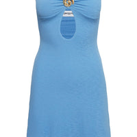 Marquita Strapless Mini Dress Blue