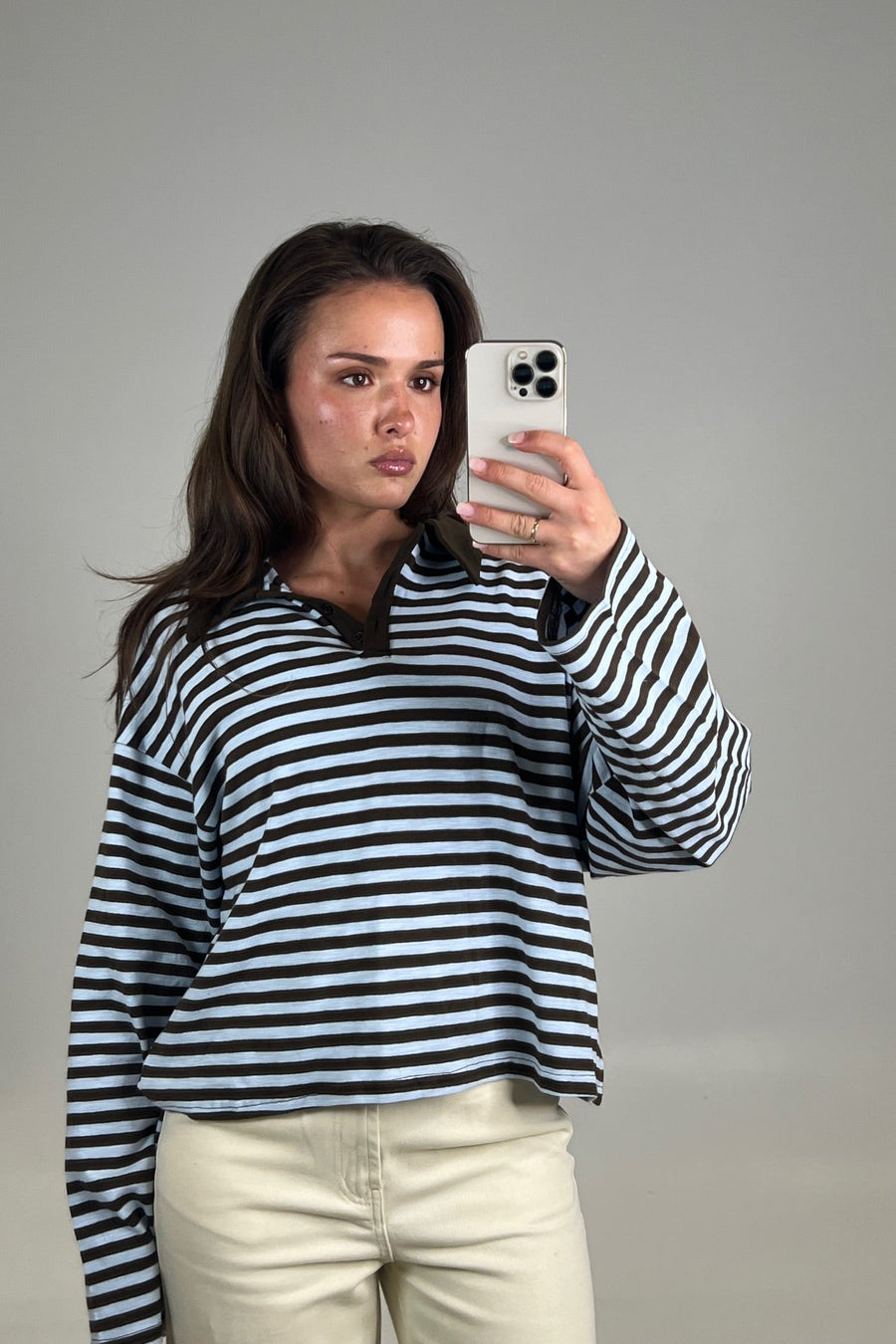 Megan Long Sleeve Chocolate