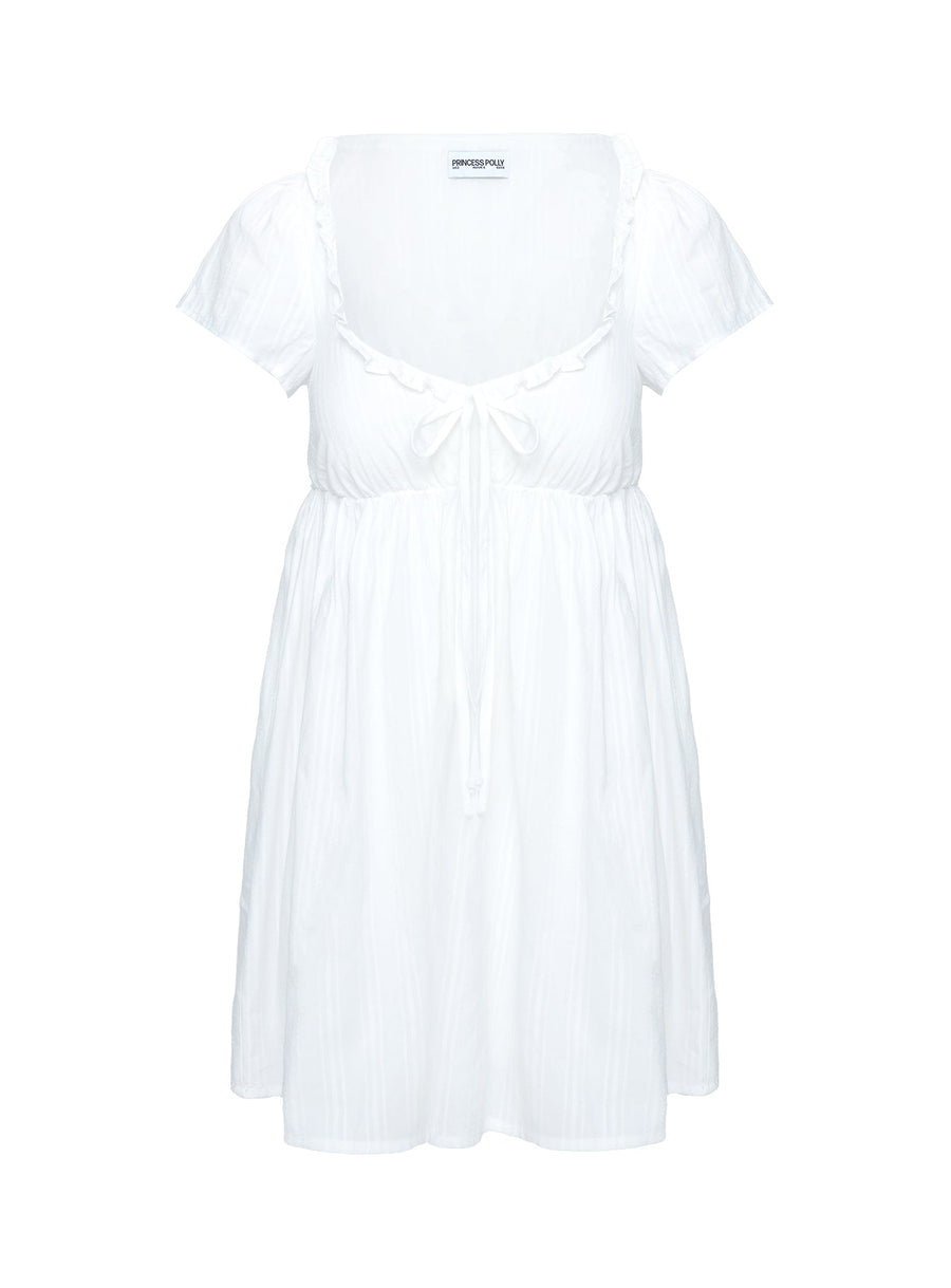 Monsterrat Mini Dress White