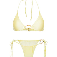 Nautilus Tie Side Bikini Bottoms Yellow