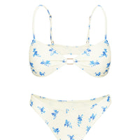 Paradisco Bikini Top Yellow / Blue