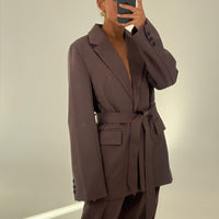 Vance Blazer Chocolate