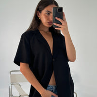 Karla Short Sleeve Shirt Black