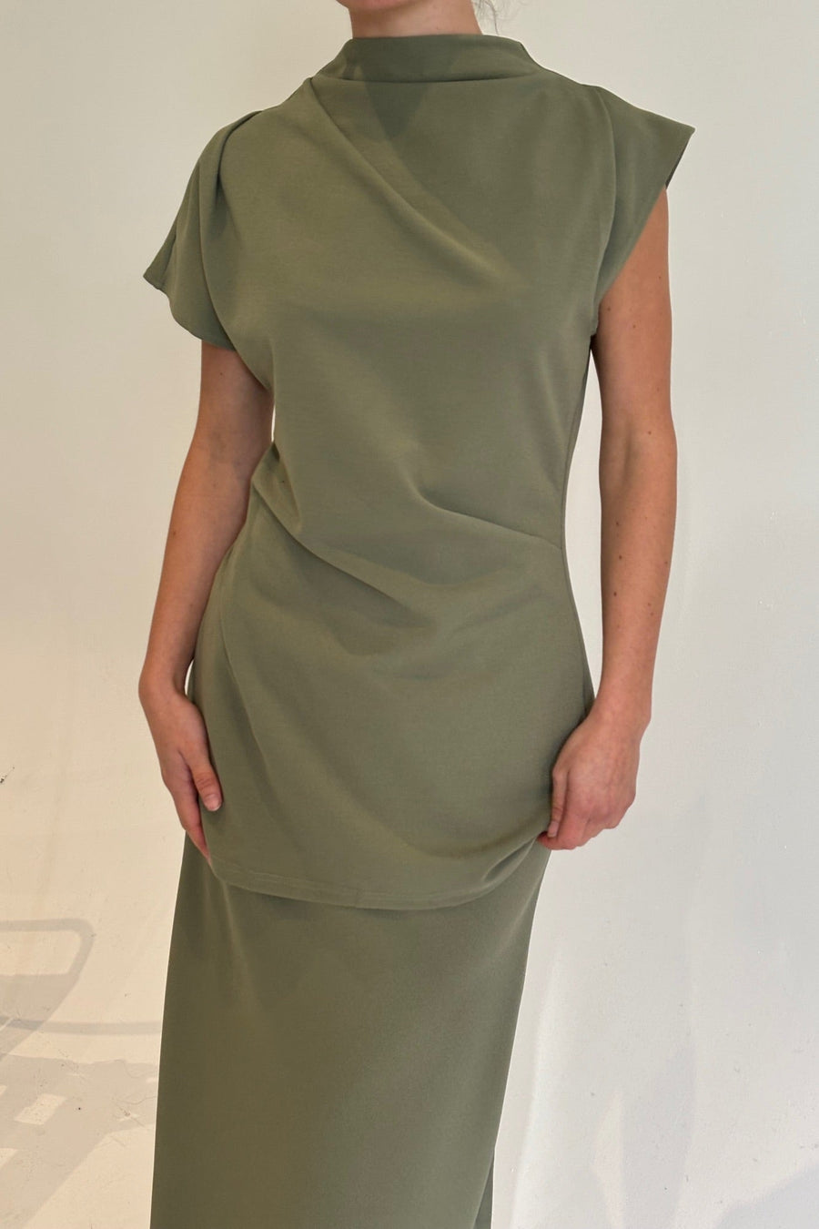 Bell Maxi Skirt Moss - FINAL SALE