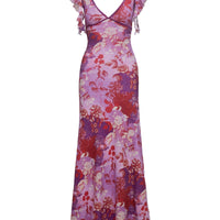 Soleila Maxi Dress Purple Multi