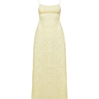 South Of France Maxi Dress Yellow