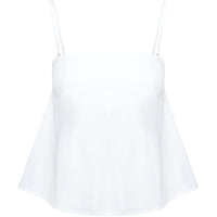 Trapeze Strapless Top White