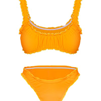 Tropical Fruits Bikini Top Orange